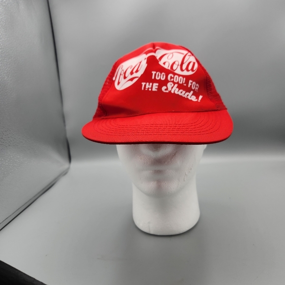 Coca Cola | Accessories | Vintage Coca Cola Mesh Snapback Trucker Hat ...